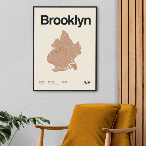 Brooklyn mapmockup