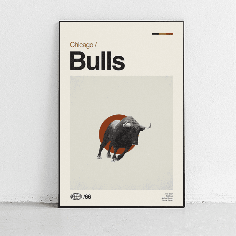 bulls chicago mockup