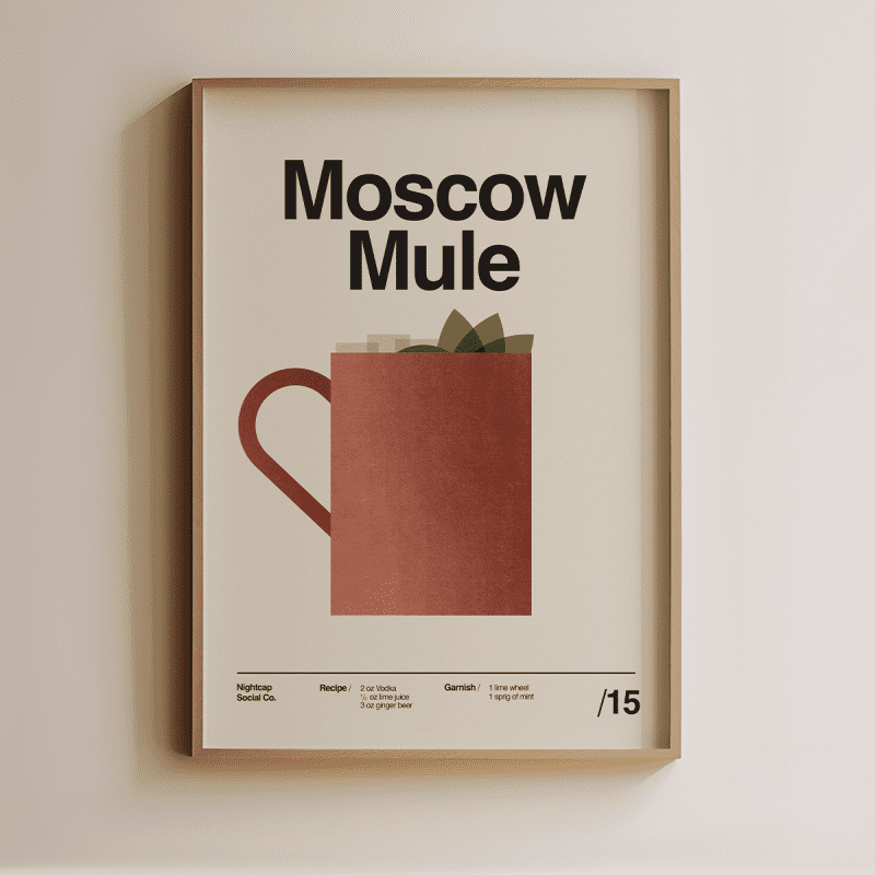 moscow cocktail mockup