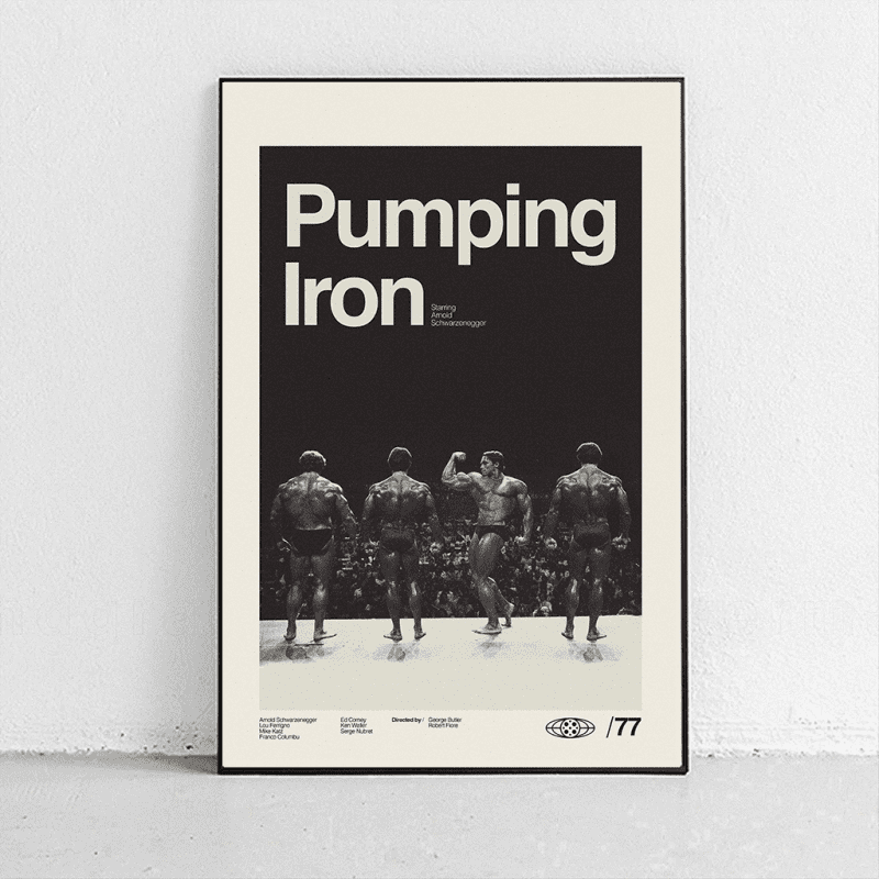 pumping iron mockup