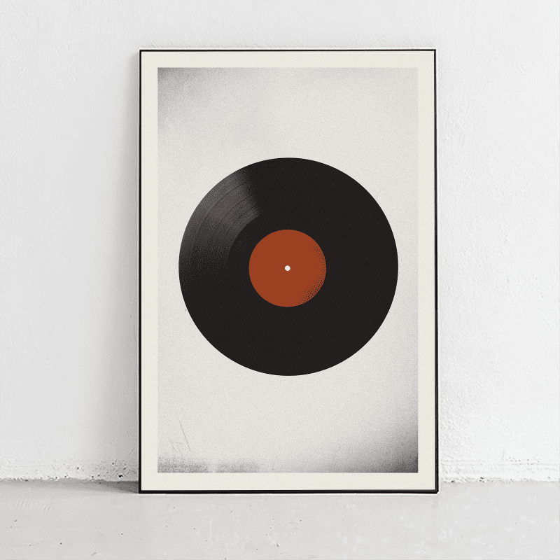 vinyl mockup