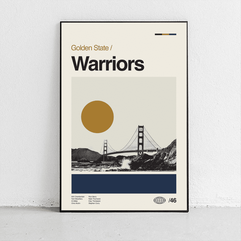 warriors framed