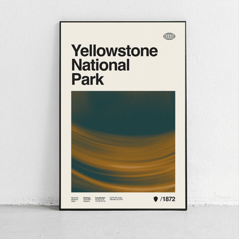 yellowstonepark framed